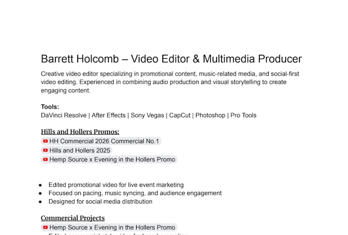 be your favorite video editor